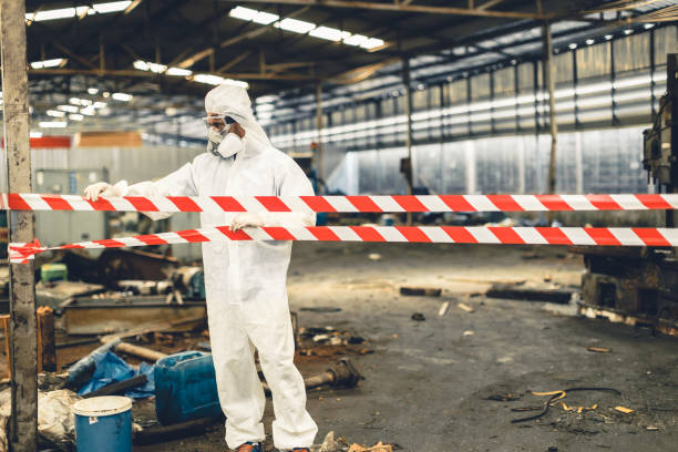 Professional Odor Removal technician working in Northvale, NJ